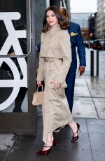 HAILEE STEINFELD Arrives for Taping of The View in New York City 04/07/2025