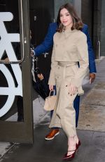 HAILEE STEINFELD Arrives for Taping of The View in New York City 04/07/2025