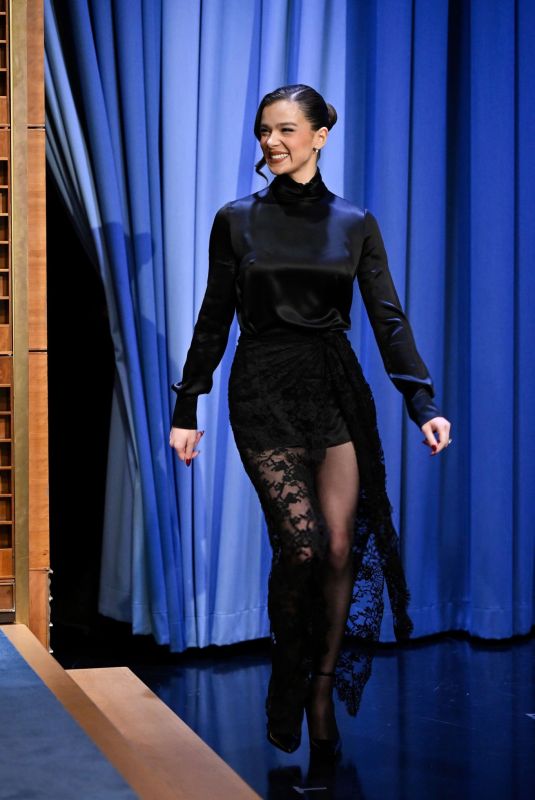 HAILEE STEINFELD at Tonight Show Starring Jimmy Fallon 04/03/2025