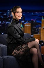 HAILEE STEINFELD at Tonight Show Starring Jimmy Fallon 04/03/2025