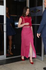 HAILEE STEINFELD Heading to a Taping Drew Barrymore Show in New York City 04/02/2025