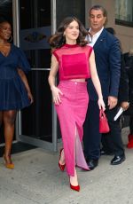 HAILEE STEINFELD Heading to a Taping Drew Barrymore Show in New York City 04/02/2025