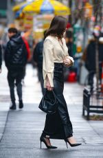HAILEE STEINFELD Out for a Press Tour in New York 04/03/2025