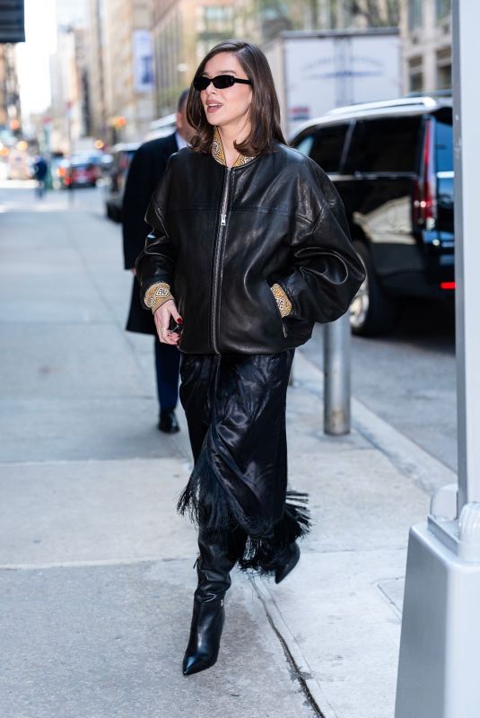 HAILEE STEINFELD Out in New York 04/02/2025