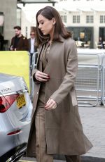 HAILEE STEINFELD Visits BBC Radio One Studios in London 04/14/2025