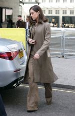 HAILEE STEINFELD Visits BBC Radio One Studios in London 04/14/2025