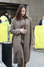 HAILEE STEINFELD Visits BBC Radio One Studios in London 04/14/2025