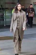 HAILEE STEINFELD Visits BBC Radio One Studios in London 04/14/2025