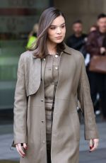 HAILEE STEINFELD Visits BBC Radio One Studios in London 04/14/2025