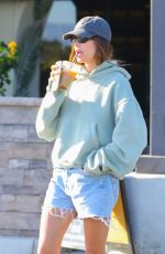 HAILEY and Justin BIEBER Leaves a Coffee Shop in Indio 04/10/2025