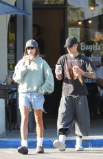HAILEY and Justin BIEBER Leaves a Coffee Shop in Indio 04/10/2025