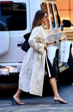 HAILEY BIEBER Arrives for Dinner at Sushi Park in West Hollywood 04/17/2025