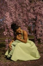 HALLE BAILEY at a Photoshoot, April 2025