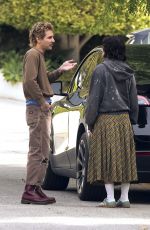HALSEY and Avan Jogia Meeting Her Ex, Alev Aydin in Los Angeles 04/07/2025