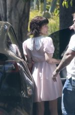 HALSEY Arrives at a Photoshoot in Los Angeles 04/29/2025