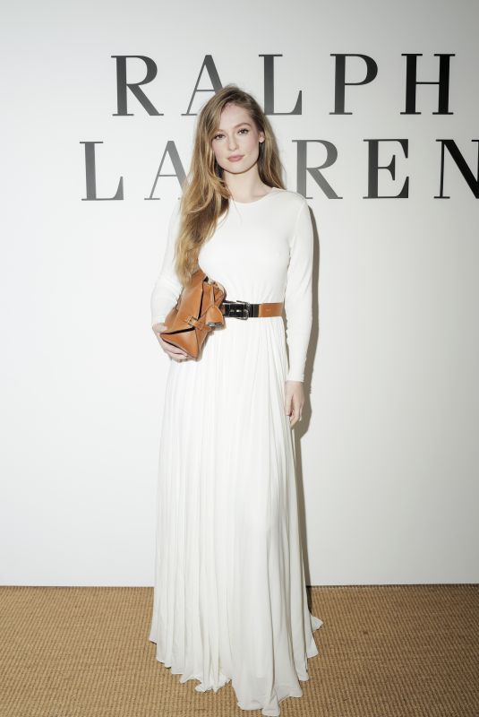 HANNAH DODD at Ralph Lauren Collection Fall 2025 Show in New York City 04/17/2025