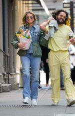 HEIDI KLUM and Tom Kaulitz Share a Kiss on Easter Sunday in New York City 04/20/2025