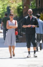 HELENA CHRISTENSEN Out with a Mystery Man 04/23/2025