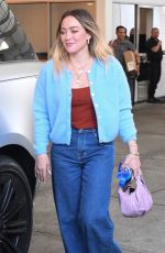 HILARY DUFF Leaves a Dermatology Appointment in Beverly Hills 04/11/2025