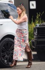 HILARY DUFF Out for Lunch in Los Angeles 04/16/2025