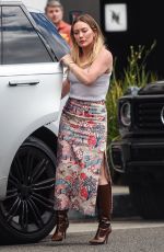 HILARY DUFF Out for Lunch in Los Angeles 04/16/2025