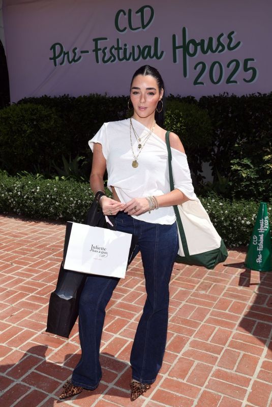 INDIANA MASSARA at CLD PR Pre-Festival House in Beverly Hills 04/08/2025
