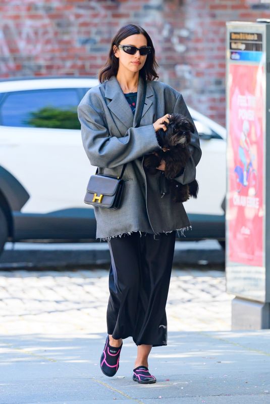 IRINA SHAYK Out and About in New York 04/23/2025