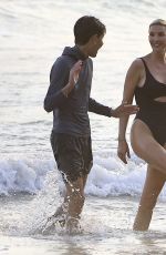 IVANKA TRUMP in Swimsuit at a Beach in Costa Rica with Friends 04/17/2025
