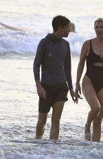 IVANKA TRUMP in Swimsuit at a Beach in Costa Rica with Friends 04/17/2025