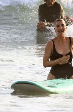 IVANKA TRUMP in Swimsuit at a Beach in Costa Rica with Friends 04/17/2025