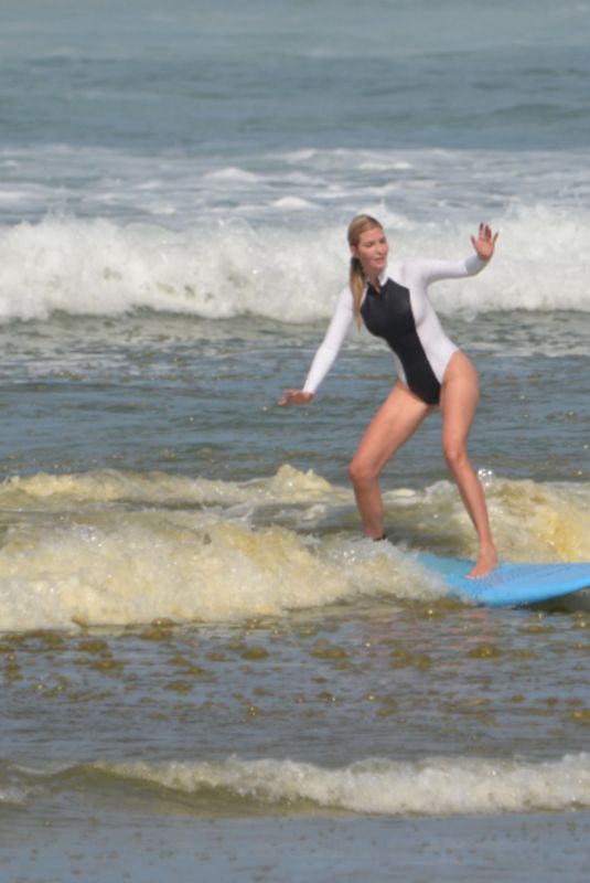 IVANKA TRUMP Shows off Surfing Skills and in Costa Rica 04/17/2025