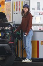 JENNA COLEMAN at a Gas Station in London 03/29/2025