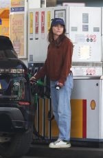 JENNA COLEMAN at a Gas Station in London 03/29/2025