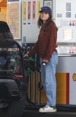 JENNA COLEMAN at a Gas Station in London 03/29/2025