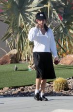 JENNA ORETGA Walking Her Dog Out in Palm Springs 04/21/2025