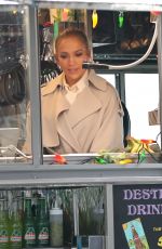 JENNIFER LOPEZ Films Scenes for Office Romance with Bradley Whitford and Brett Goldstein in Hoboken 04/07/2025