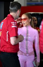 JENNIFER LOPEZ Pit at F1 Grand Prix of Saudi Arabia in Jeddah 04/19/2025