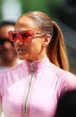 JENNIFER LOPEZ Pit at F1 Grand Prix of Saudi Arabia in Jeddah 04/19/2025