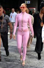 JENNIFER LOPEZ Pit at F1 Grand Prix of Saudi Arabia in Jeddah 04/19/2025
