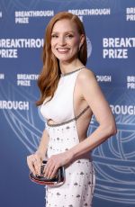 JESSICA CHASTAIN at 11th Breakthrough Prize Ceremony at Barker Hangar 04/05/2025