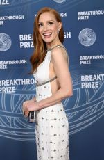 JESSICA CHASTAIN at 11th Breakthrough Prize Ceremony at Barker Hangar 04/05/2025