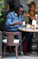 JODIE TURNER-SMITH on a Dinner Date with Her Brother Brandon at Cecconi