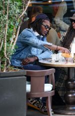 JODIE TURNER-SMITH on a Dinner Date with Her Brother Brandon at Cecconi