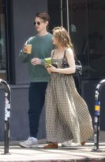 JOEY KING at a Coffee Shop in Los Feliz 04/01/2025