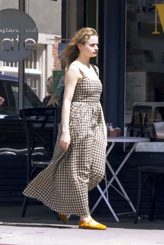 JOEY KING at a Coffee Shop in Los Feliz 04/01/2025