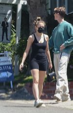 JOEY KING Out for House Hunt with Steven Piet in Los Angeles 04/29/2025