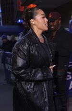 JORDYN WOODS Arrives for Knicks Game at Madison Square Garden in New York City 04/08/2025