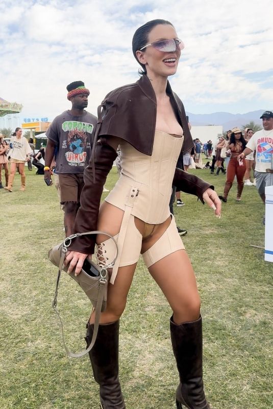 JULIA FOX Out at Coachella Valley Music and Arts Festival in Indio 04/12/2025