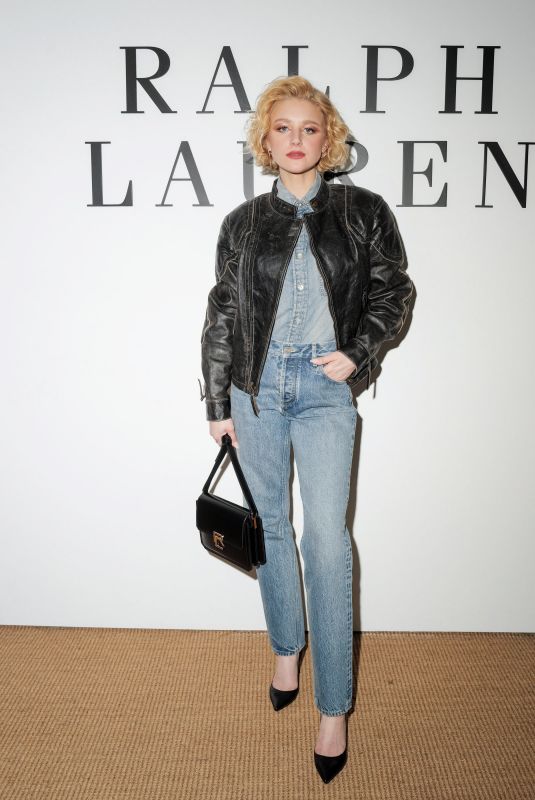 JULIA SCHLAEPFER at Ralph Lauren Fall 2025 Collection Runway Show in New York 04/17/2025