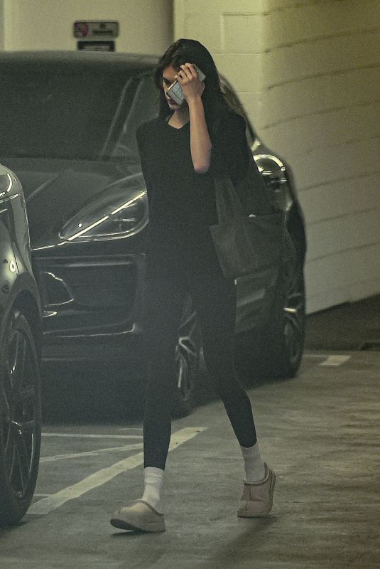 KAIA GERBER Out and About in Los Angeles 04/15/2025
